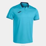 Joma 82P4R3295 الفلورسنت الفيروز الأزرق الداكن بطولة قميص بولو قصير الاكمام vi رجال