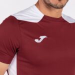 Joma 82P4R3298 بورجوندي أبيض بطولة قميص قصير الأكمام سادسا رجال - Image 5