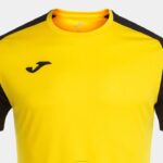 Joma 82P4R3299 أصفر أسود قميص بأكمام قصيرة أكاديمية رابعا رجال - Image 2