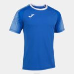 Joma 82P4R3301 الأزرق الملكي قميص قصير الأكمام Hispa III رجال