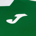 Joma 82P4R3342 أبيض أخضر قميص قصير الأكمام سجل الثاني رجال - Image 3