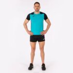 Joma 82P4R3346 الفيروز الأسود قميص قصير الأكمام سجل الثاني رجال - Image 4