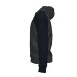 Joma 82P4R3350 أسود رمادي غامق أكاديمية جاكيت مقنع رابعًا رجال - Image 3