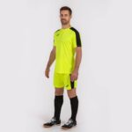 Joma 82P4R3364 نيون أصفر أسود شورت ماكسي رجال - Image 4