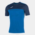 Joma 82P4R3372 الأزرق الملكي الأزرق الداكن الفائز قميص قصير الأكمام رجال