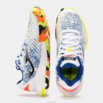 Joma 82P4R33 أبيض نقطة الأحذية 22 محكمة صلبة - Image 4