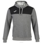 Joma 82P4R3412 مزيج أسود رمادي الفائز سترة مقنعين رجال