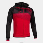 Joma 82P4R3414 أحمر أسود سوبر نوفا II سترة مقنعين رجال