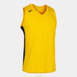 Joma 82P4R3430 أصفر أسود تي شيرت بلا أكمام كانشا ​​الثالث رجال