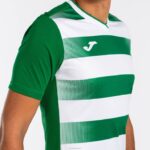 Joma 82P4R3445 أبيض أخضر قميص بكم قصير europa v رجال - Image 4