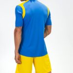 Joma 82P4R3468 الأزرق الملكي الأصفر بطولة قميص قصير الأكمام v رجال - Image 4