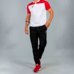 Joma 82P4R3480 أبيض أحمر قميص بولو بأكمام قصيرة هواية II رجال - Image 6