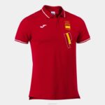 Joma 82P4R3484 احمر ابيض قميص بولو قصير الأكمام اللجنة الأولمبية الترفيهية الإسبانية - Image 2