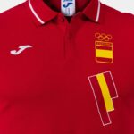 Joma 82P4R3484 احمر ابيض قميص بولو قصير الأكمام اللجنة الأولمبية الترفيهية الإسبانية - Image 4