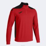 Joma 82P4R3559 أحمر أسود بطولة قميص من النوع الثقيل vi رجال
