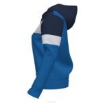 Joma 82P4R3584 الأزرق الملكي الأزرق الداكن الأبيض طاقم سترة مقنعين رابعا نحيف - Image 3
