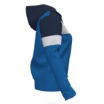 Joma 82P4R3584 الأزرق الملكي الأزرق الداكن الأبيض طاقم سترة مقنعين رابعا نحيف - Image 4