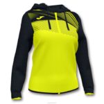 Joma 82P4R3585 نيون أصفر أسود سوبر نوفا II سترة مقنعين نحيف