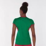 Joma 82P4R3589 أخضر أحمر قميص بطولة قصيرة الأكمام الرابع نحيف - Image 2