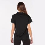 Joma 82P4R3686 أسود رمادي غامق بطولة قميص بولو قصير الاكمام vi نحيف - Image 3
