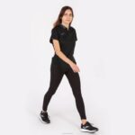 Joma 82P4R3686 أسود رمادي غامق بطولة قميص بولو قصير الاكمام vi نحيف - Image 4