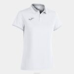 Joma 82P4R3687 ابيض رمادي بطولة قميص بولو قصير الاكمام vi نحيف