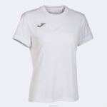 Joma 82P4R3698 أبيض قميص قصير الأكمام مونتريال نحيف