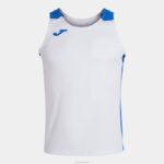 Joma 82P4R36 أبيض أزرق ملكي أعلى سجل للدبابات الثاني رجال
