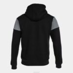 Joma 82P4R370 أسود اللون الرمادي طاقم سترة مقنعين v رجال - Image 2