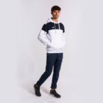 Joma 82P4R371 أبيض كحلي طاقم سترة مقنعين v رجال - Image 7