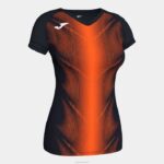 Joma 82P4R3728 برتقالة سوداء قميص بأكمام قصيرة أوليمبيا نحيف