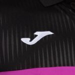 Joma 82P4R374 نيون وردي أسود قميص بولو قصير الاكمام مونتريال رجال - Image 3