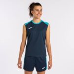 Joma 82P4R3767 الأزرق الداكن الفيروز الفلوريسنت بطولة قمة الدبابة البيئية نحيف - Image 2