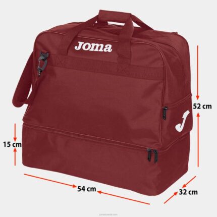 Joma 82P4R3799 بورجوندي حقيبة رياضية للتدريب الإضافي الثالث