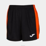 Joma 82P4R3817 برتقالة سوداء شورت ماكسي نحيف