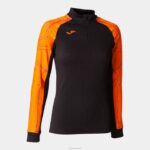 Joma 82P4R3823 برتقالة سوداء قميص من النوع الثقيل النخبة التاسع نحيف