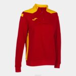 Joma 82P4R3905 احمر اصفر بطولة قميص من النوع الثقيل vi نحيف