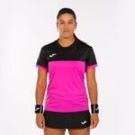 Joma 82P4R3909 نيون وردي أسود قميص قصير الأكمام مونتريال نحيف - Image 2