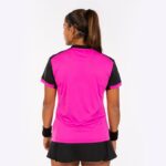 Joma 82P4R3909 نيون وردي أسود قميص قصير الأكمام مونتريال نحيف - Image 4