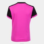 Joma 82P4R3909 نيون وردي أسود قميص قصير الأكمام مونتريال نحيف - Image 7