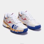 Joma 82P4R3934 أبيض أزرق ملكي أحذية t.slam 23 world padel tour-wpt clay نحيف - Image 2