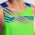 Joma 82P4R395 الفلورسنت الأخضر والأزرق الملكي بلا أكمام تي شيرت النخبة x رجال - Image 5
