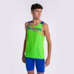 Joma 82P4R395 الفلورسنت الأخضر والأزرق الملكي بلا أكمام تي شيرت النخبة x رجال - Image 6
