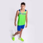 Joma 82P4R395 الفلورسنت الأخضر والأزرق الملكي بلا أكمام تي شيرت النخبة x رجال - Image 7