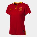 Joma 82P4R3974 أحمر قميص قصير الأكمام 1st اختيار موحدة الإسبانية كرة الصالات نحيف - Image 3