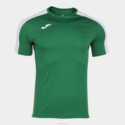 Joma 82P4R3 أبيض أخضر أكاديمية قميص بأكمام قصيرة iii رجال