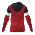 Joma 82P4R4027 أحمر أسود أبيض طاقم سترة مقنعين الرابع نحيف - Image 2