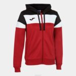 Joma 82P4R4027 أحمر أسود أبيض طاقم سترة مقنعين الرابع نحيف