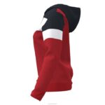 Joma 82P4R4027 أحمر أسود أبيض طاقم سترة مقنعين الرابع نحيف - Image 3