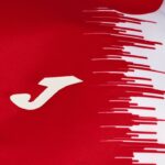 Joma 82P4R405 احمر ابيض قميص بأكمام قصيرة سيتي الثاني رجال - Image 3